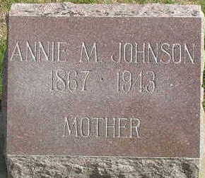 Annie Margaret (Agnes) Johnson Gravestone