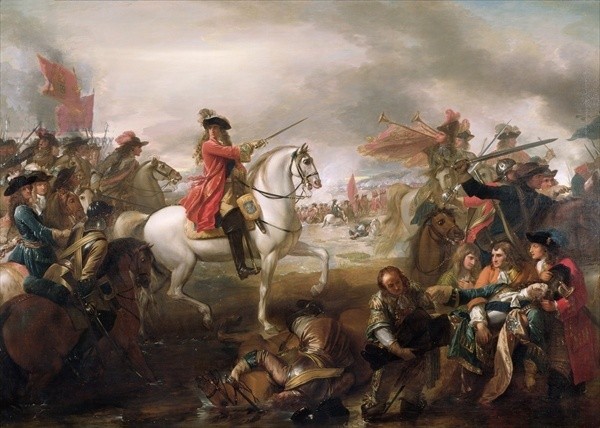 Battle of the Boyne painting by Benjamin West