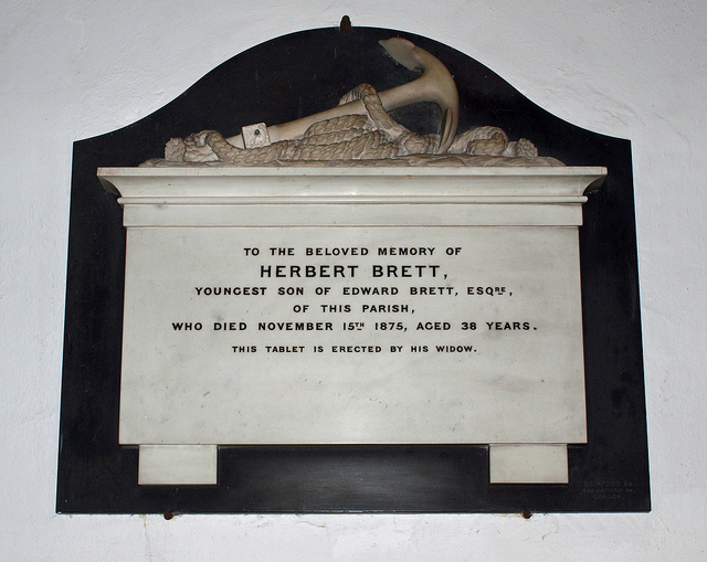 Memorial to Herbert Brett
