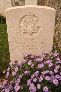 Gravestone of Walter Bridges