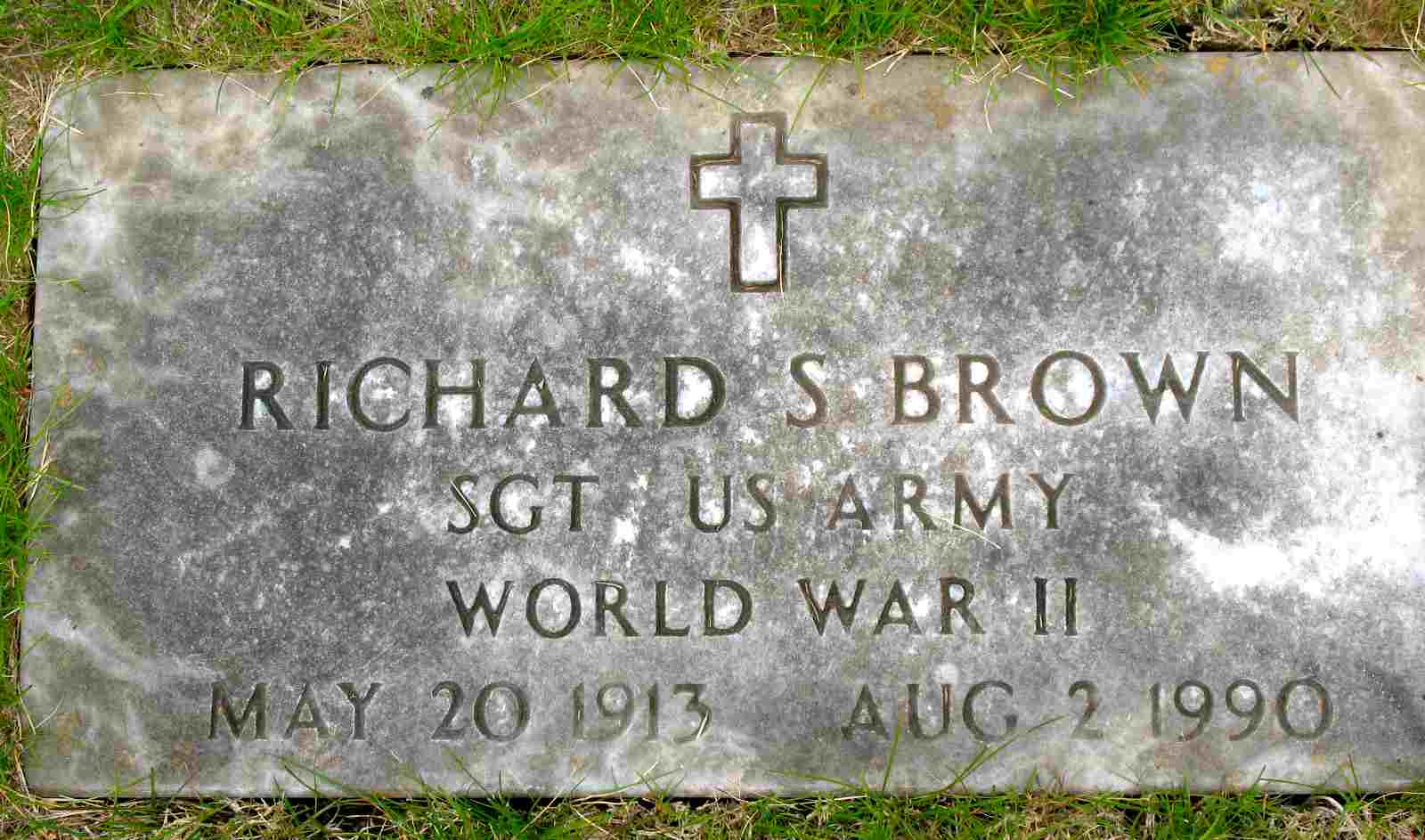 Gravestone of Richard Stanley Brown