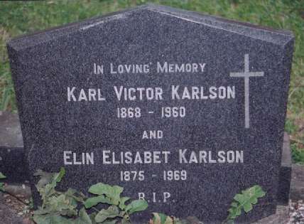 Karlson headstone