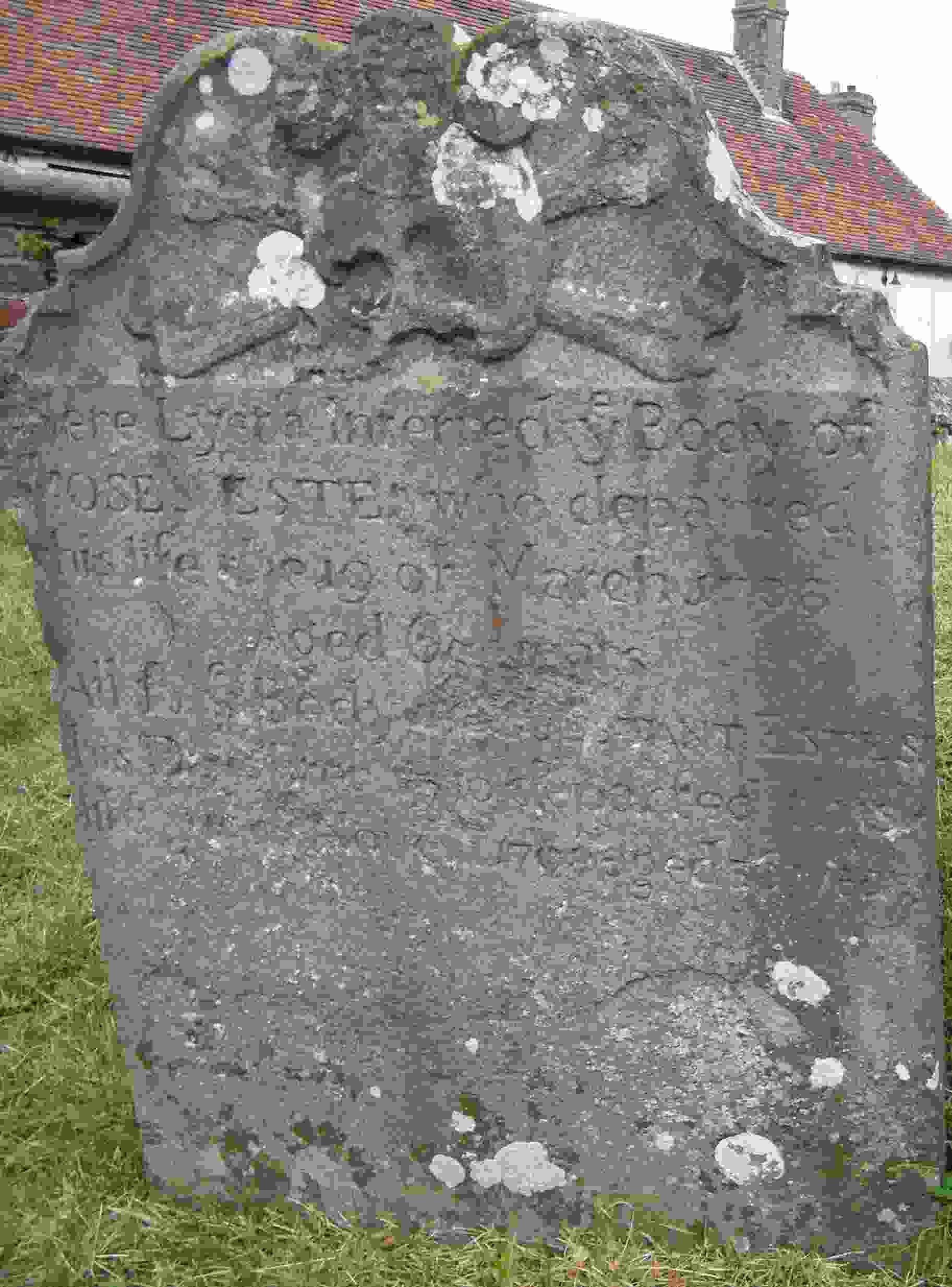 The gravestone of Moses Estes and Constant Estes