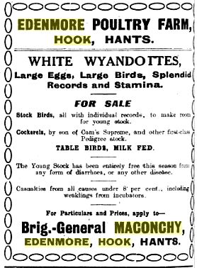 Edenmore Poultry Farm Advertisement