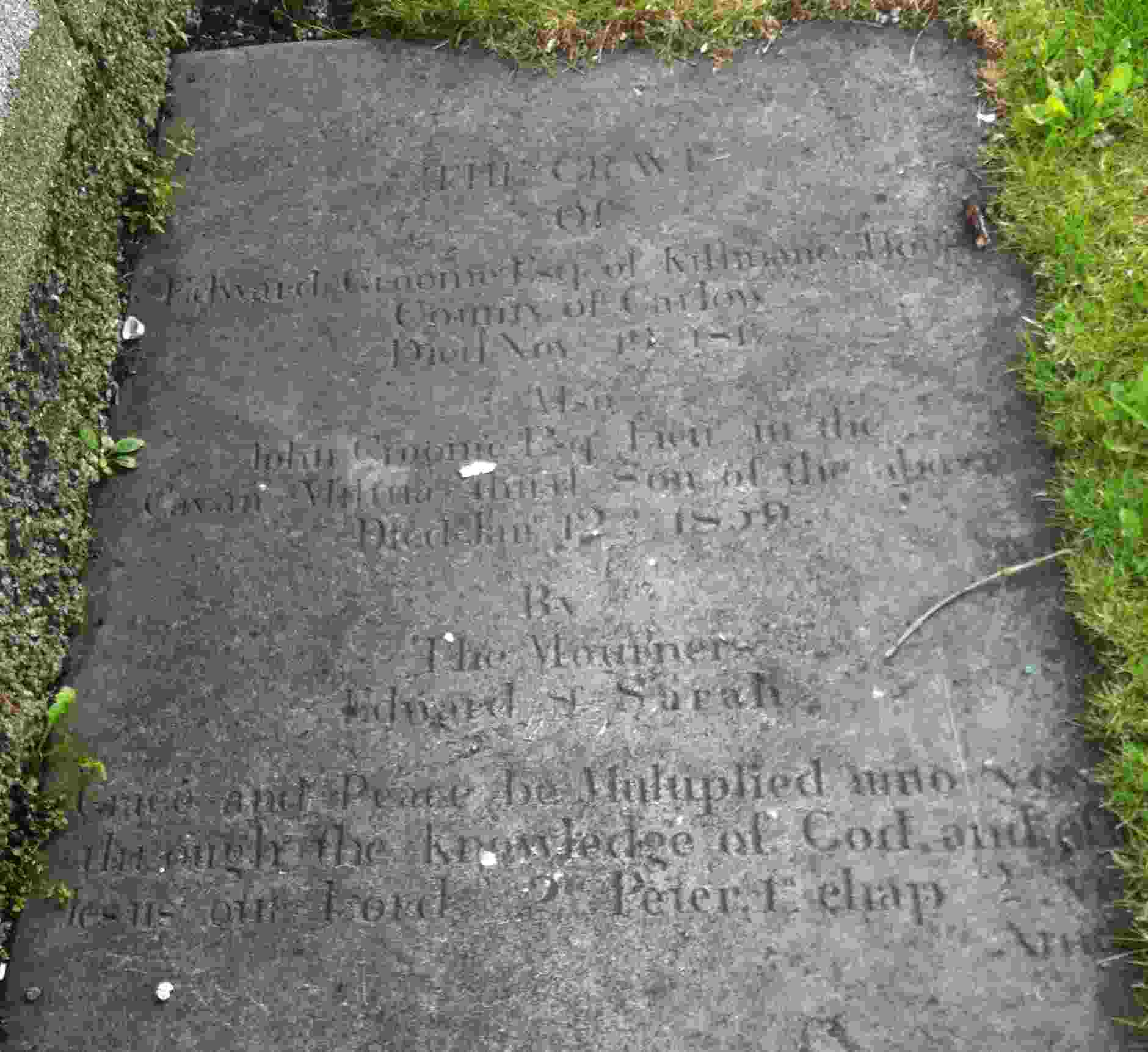 Edward Groome gravestone