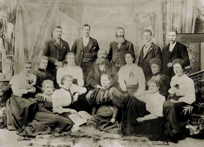 Staff of Newtown School 1886