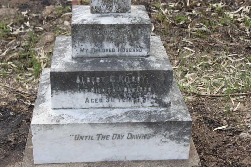 Headstone of Albert Gibson Kilroy