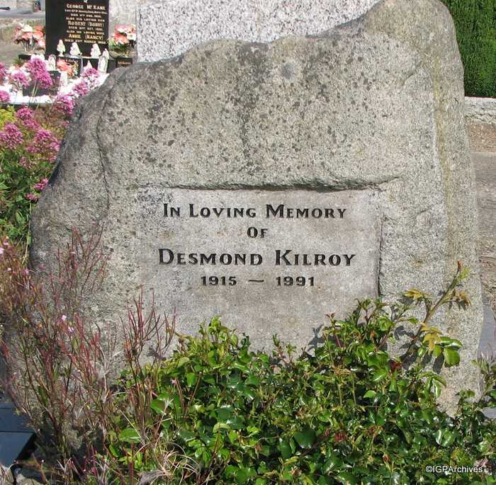 Grave of Desmond Albert Frederick Kilroy