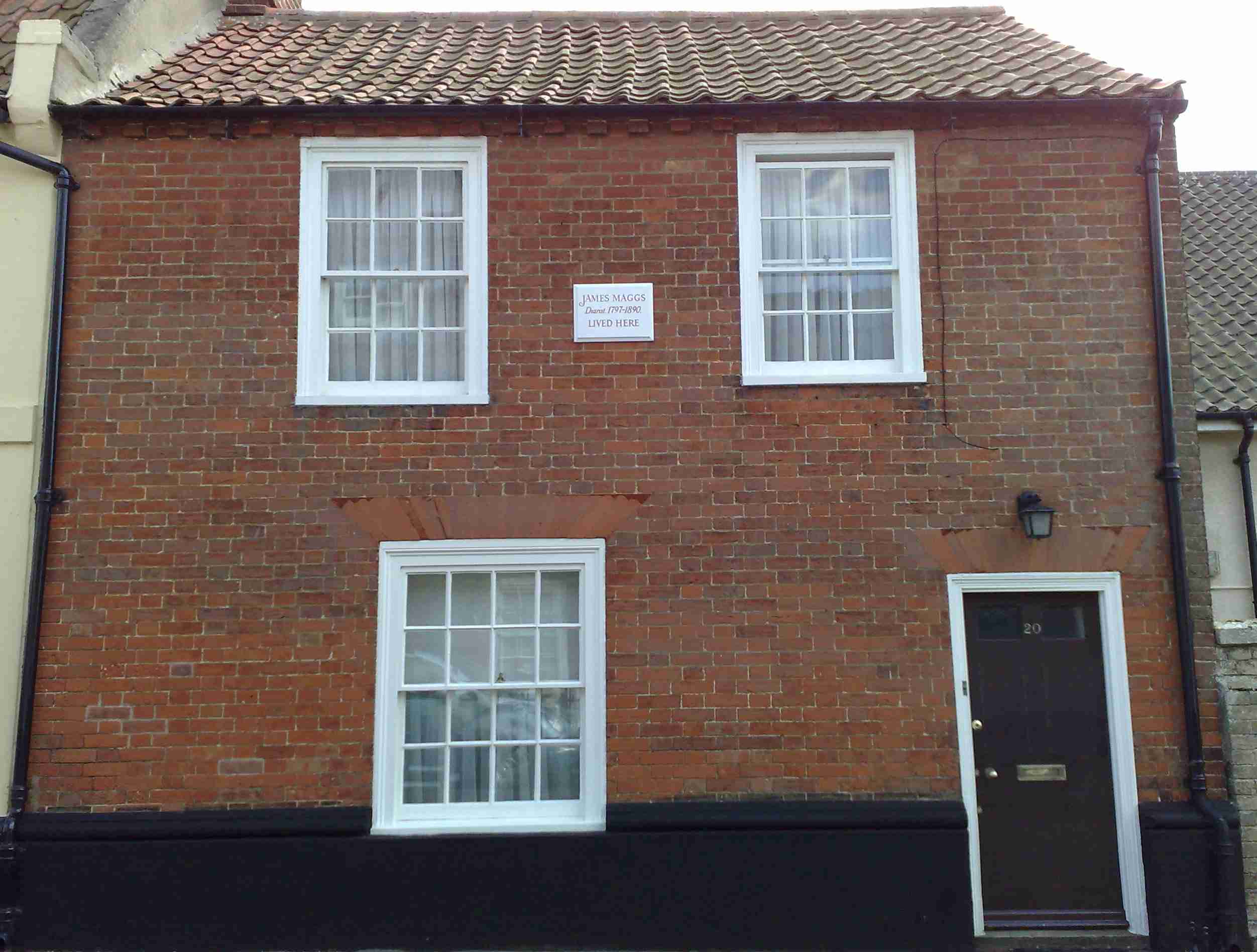 House in Southwold where James Maggs lived