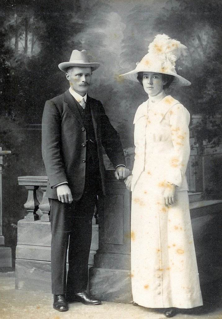 Wedding of Benjamin Thomas Kelly Markham and Jessie Irene Edmondson