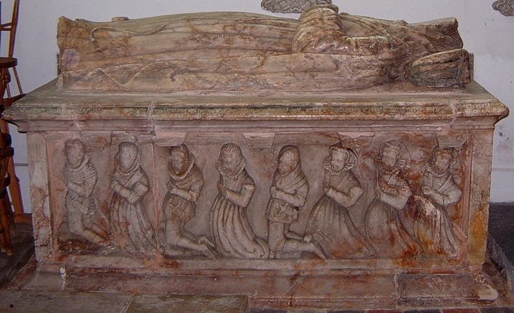 Tomb of Anne (Rawson) Stanhope in Shelford