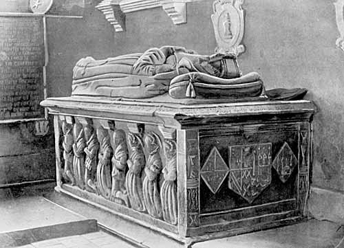 Tomb of Anne (Rawson) Stanhope in Shelford