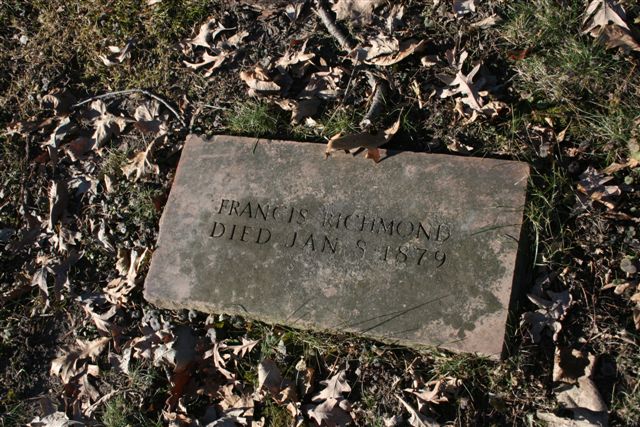 Gravestone of Francis Richmond