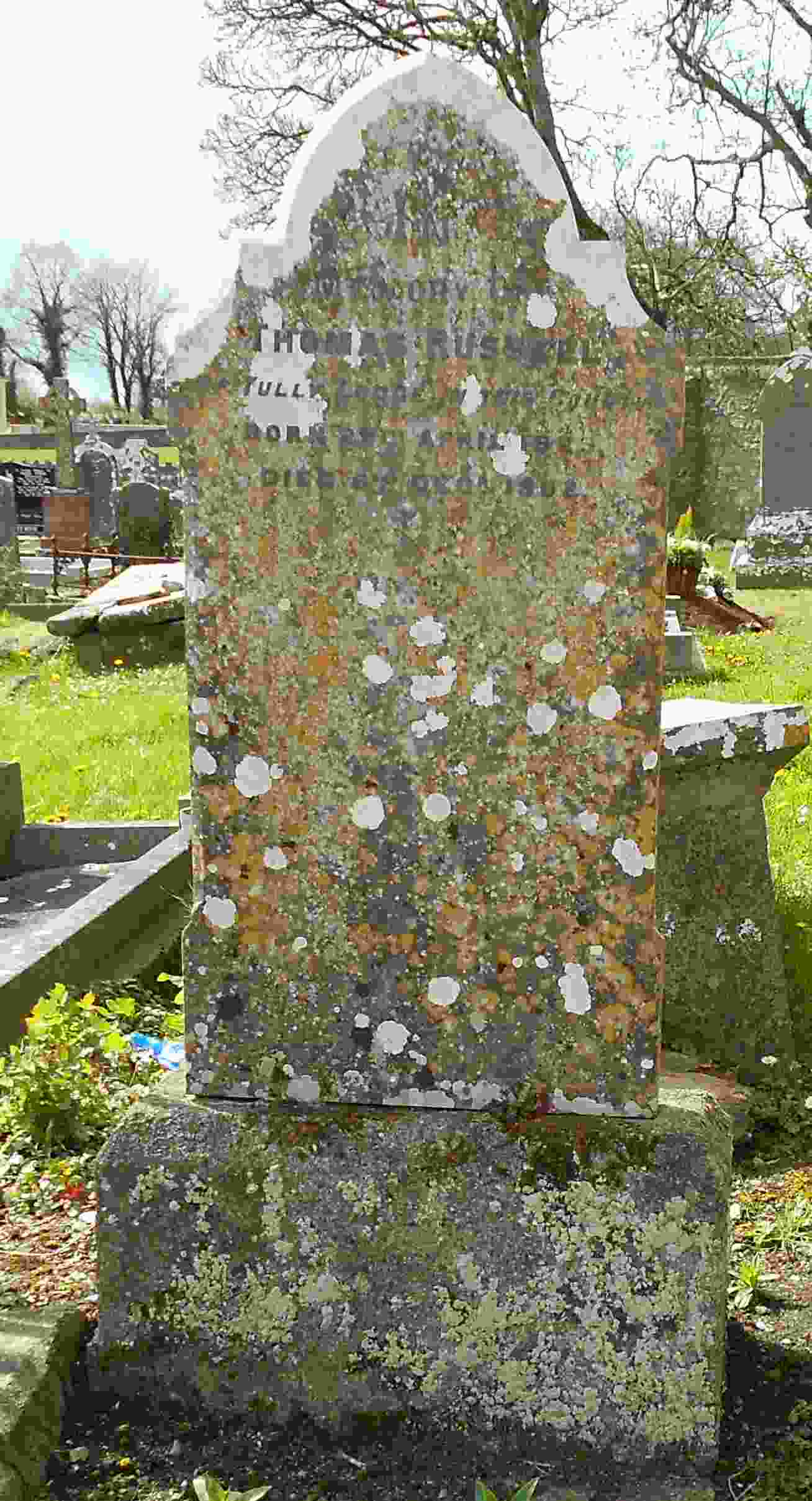 Headstone of Thomas Samuel Russell