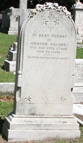 Headstone of George Salmon