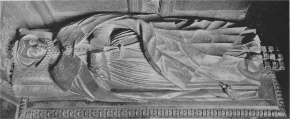 Effigy of Anne (Stanhope, Seymour) Newdigate on her tomb