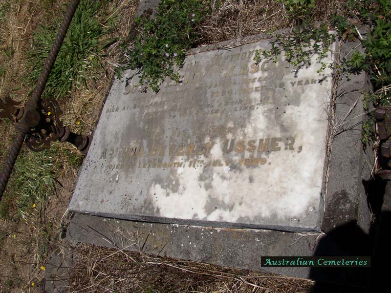Headstone of Arthur Beverly Ussher